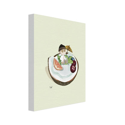 'Coconut Holiday' 20x25 cm / 8x10″ Canva - Slim