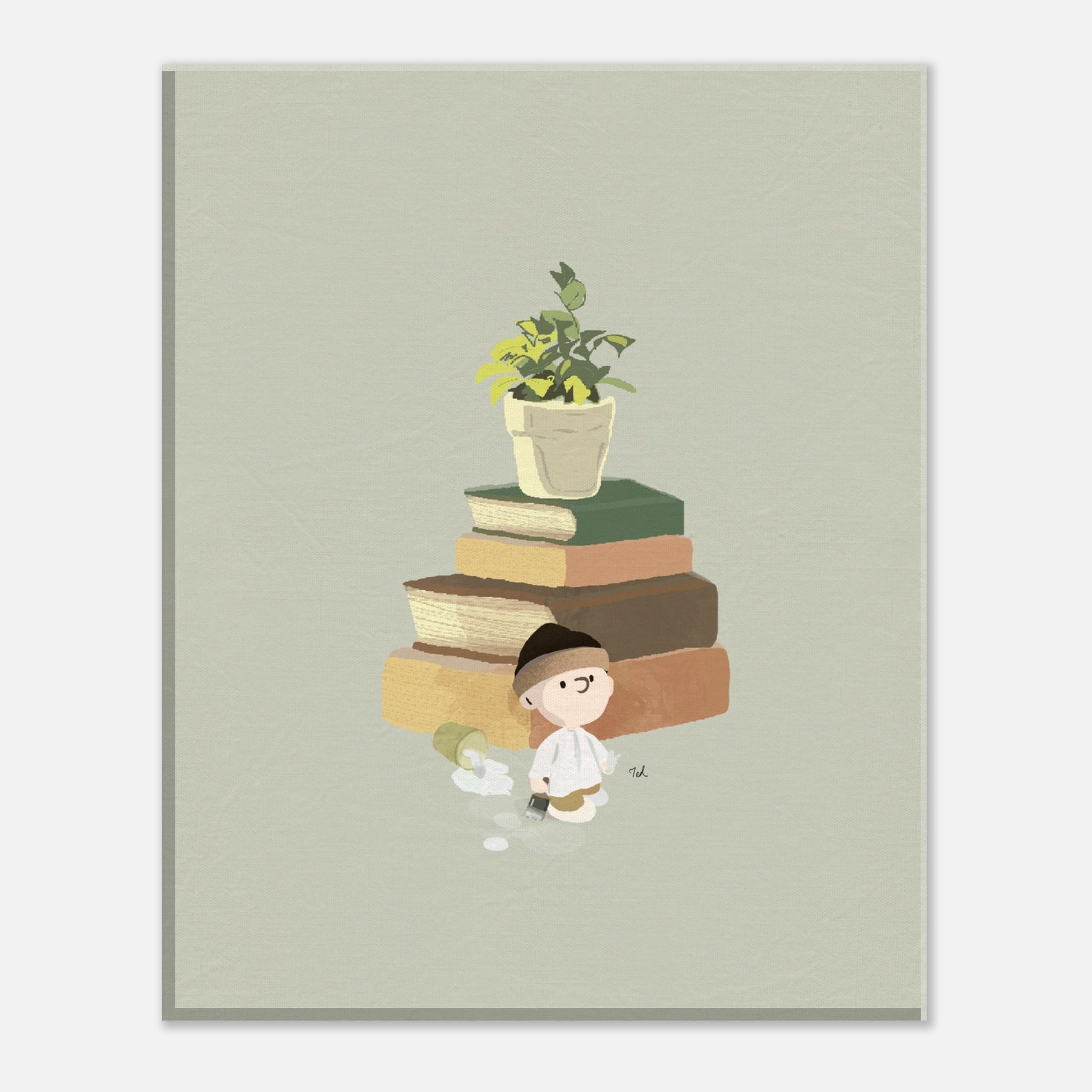 'Daily Mess' 20x25 cm / 8x10″ Canva - Slim 2
